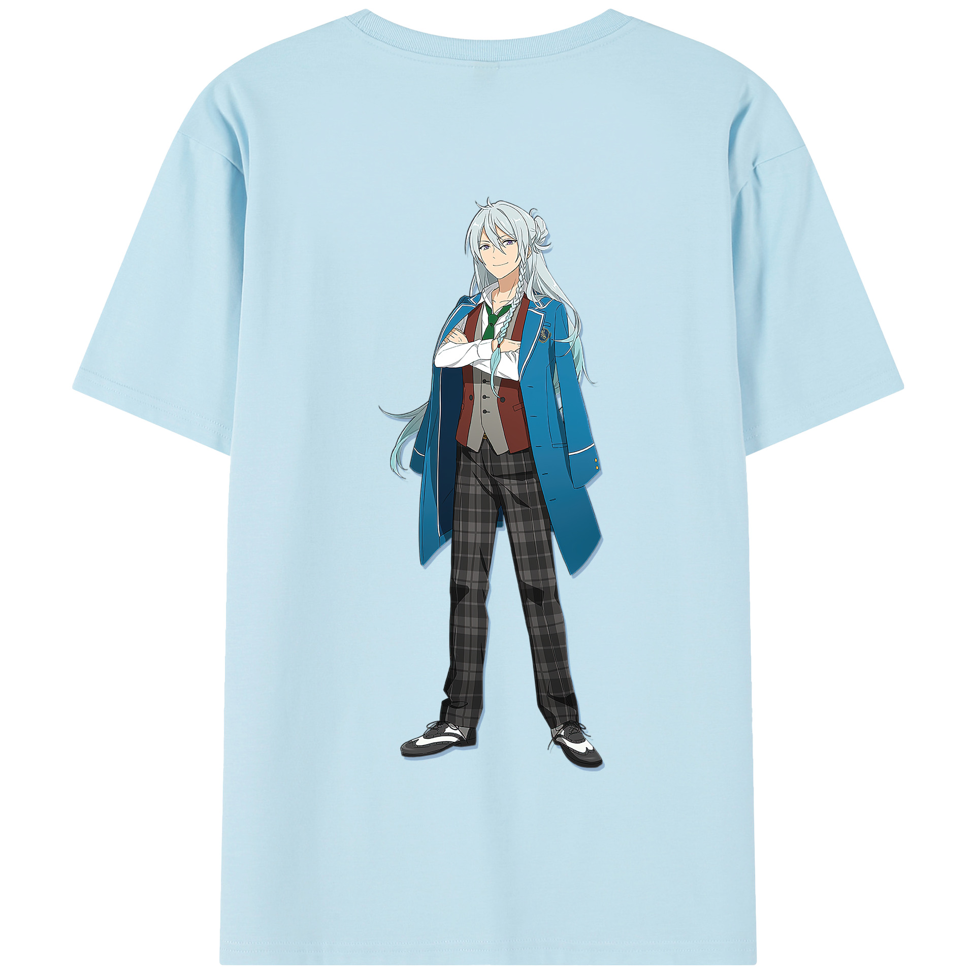 （画像用） あんさんぶるスターズ! Ensemble Stars 綿100％半袖Tシャツ（背面プリント）